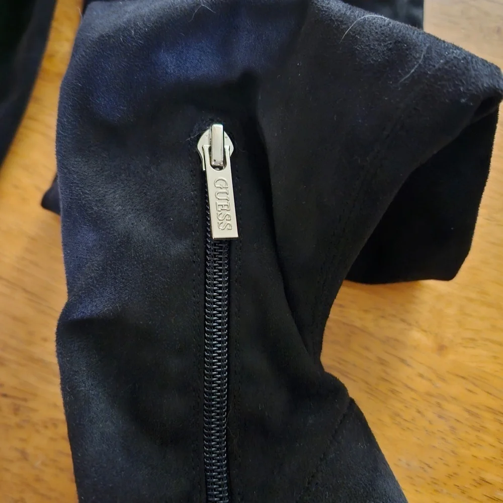 Guess Black Over the Knee Boots